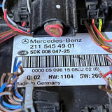 03-11 Mercedes W219 CLS500 E55 Rear Trunk Control Fuse Box -2115454901/5DK008047