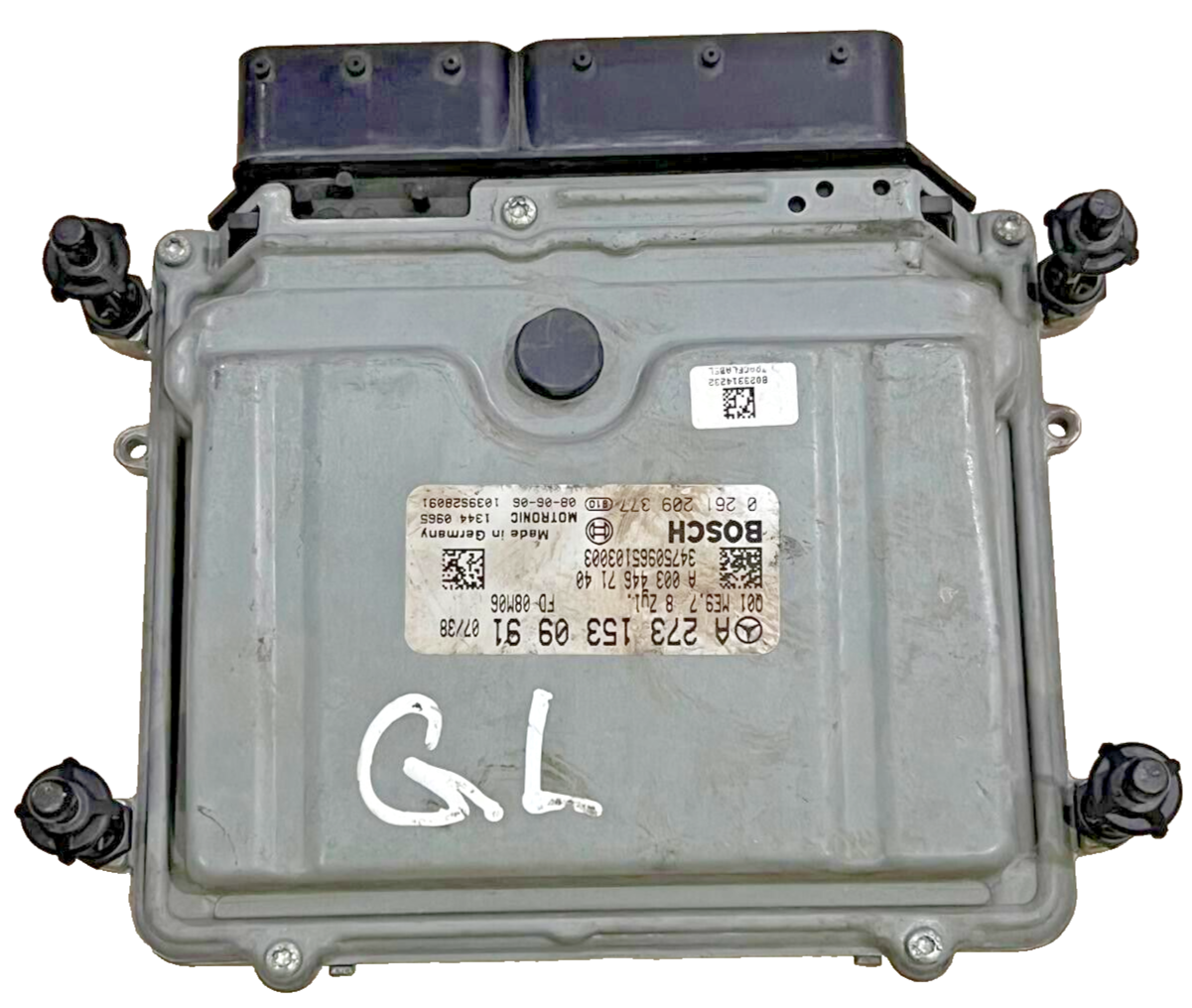 2007-2012 Mercedes GL450 GL550 ML550 ECU Engine Control 0261209377 / A2731530991