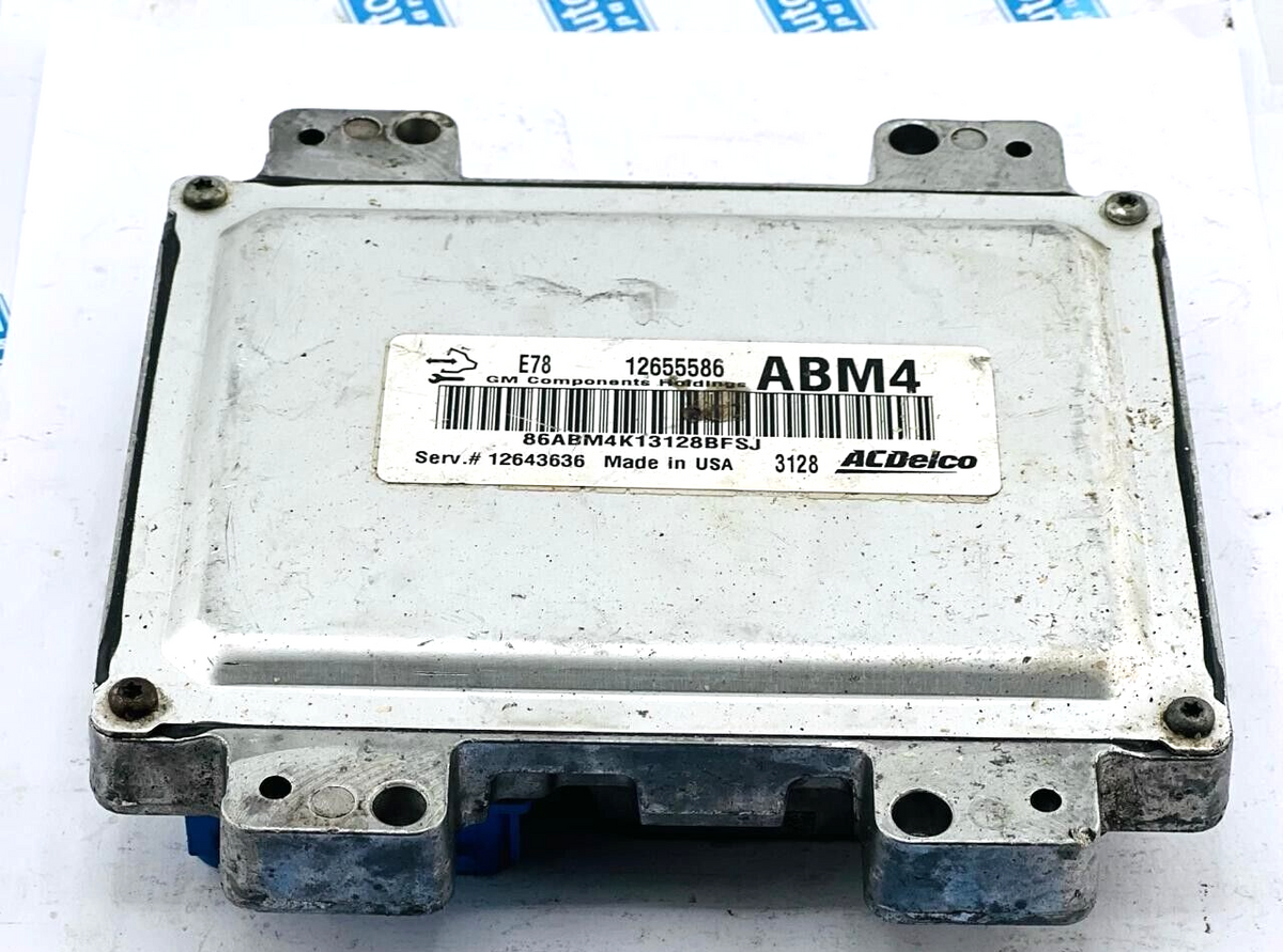 2013-2016 Chevy Cruze ECM ECU Control Module Computer 12655586 ABM4 12643636