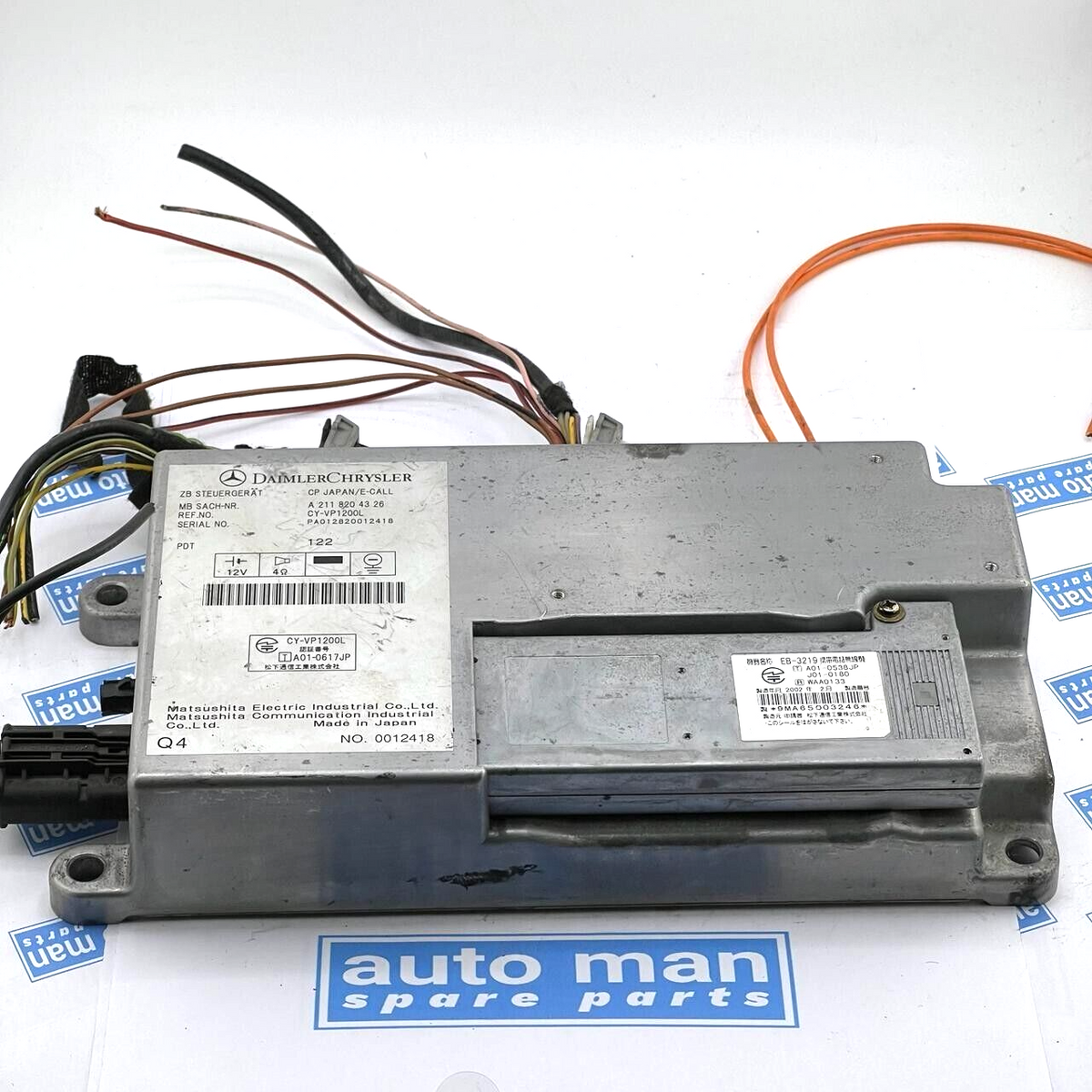 03-06 Mercedes E55 E500 E320 W211 Emergency Call Module JDM Japan E-Call OEM 04