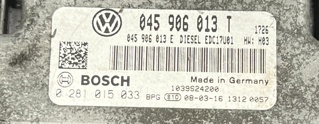 ECU Bosch 045 906 013 T / 0 281 015 033 / 045906013T / 0281 015033