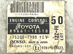 89661-1E510 Toyota Corolla 2001-2007 ecm ecu ordinateur 1752007980 896611E510