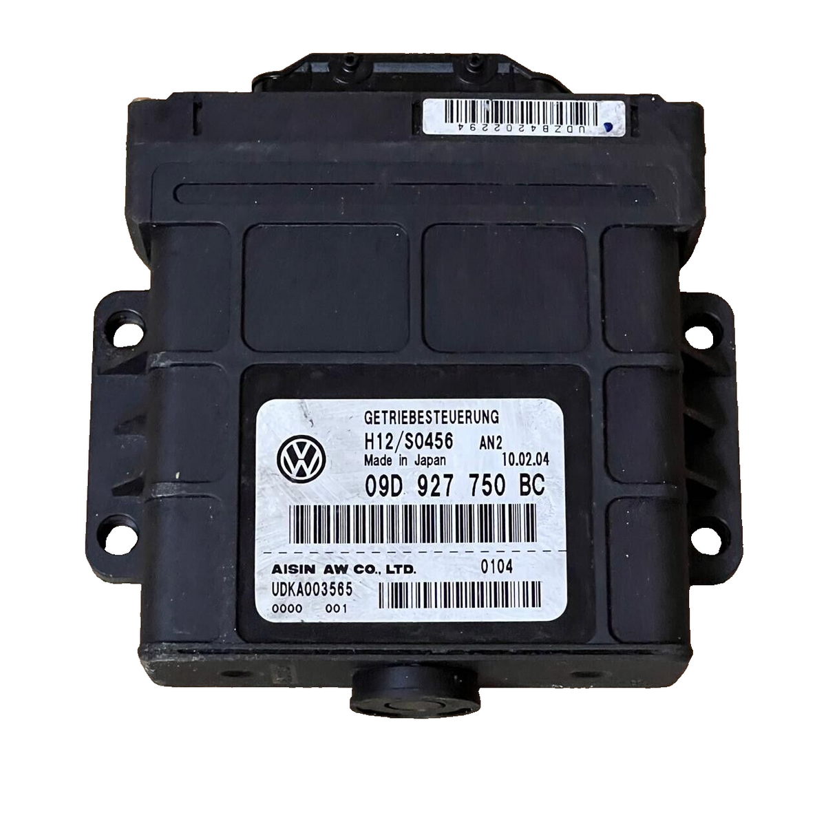 VW Touareg 7L V6 Transmission control Module TCM - 09D927750BC / H12/S0456