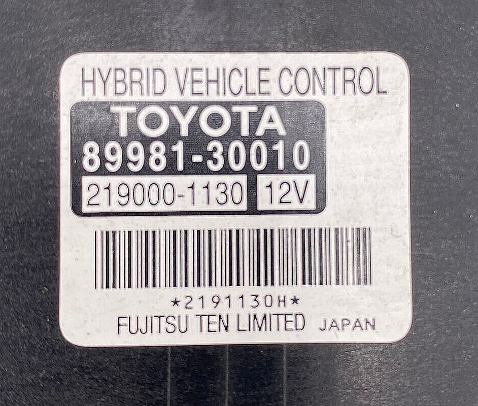 LEXUS GS450H HYBRID VEHICLE CONTROL 89981-30010   8998130010