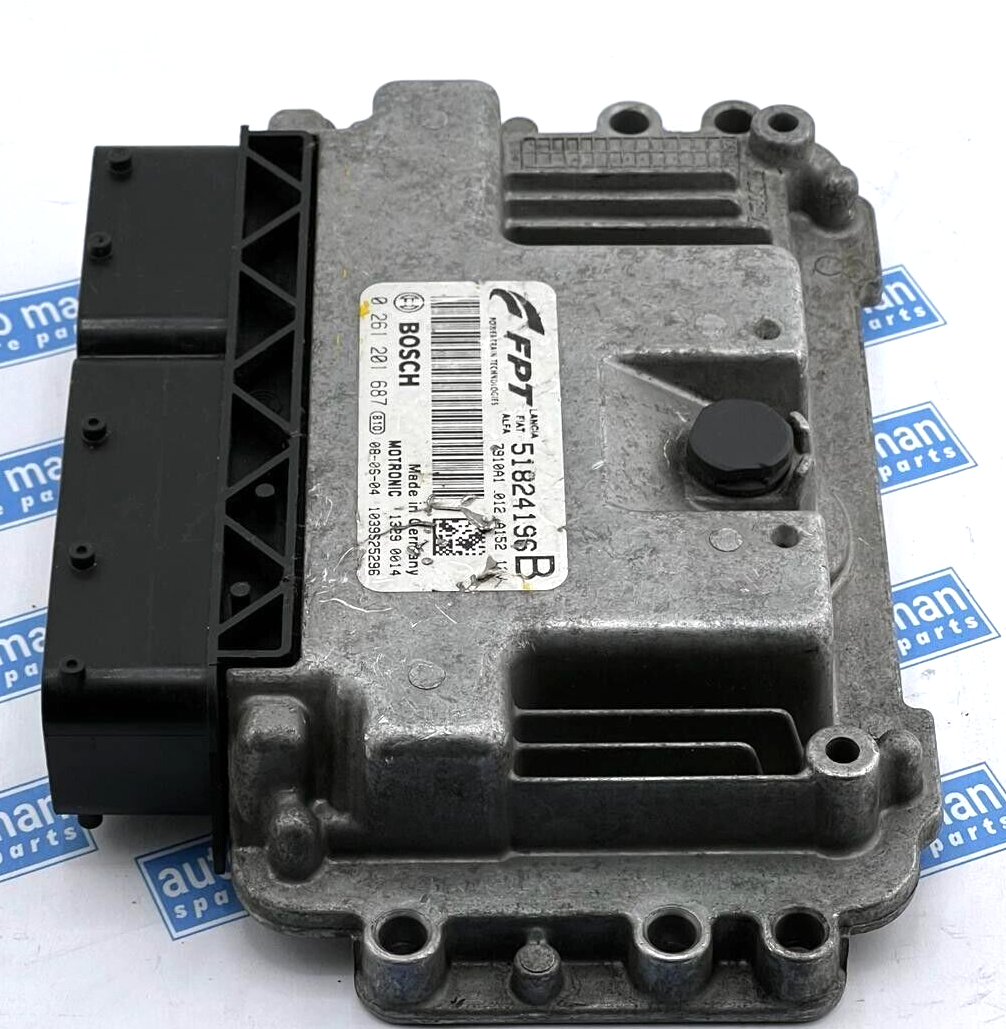 Ecu Engine FIAT BRAVO 51824196B, 0261201687