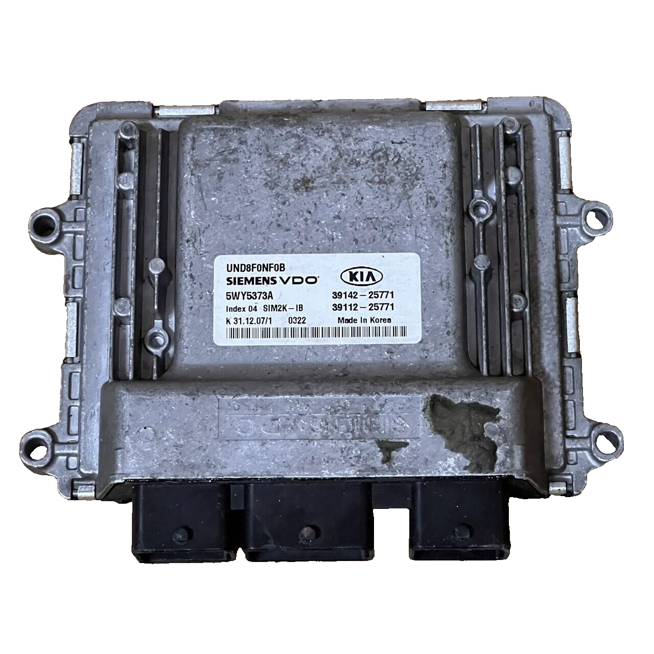 KIA CARENS Engine Control Unit ECU - 5WY5373A / 39142-25771 / 39112-25771