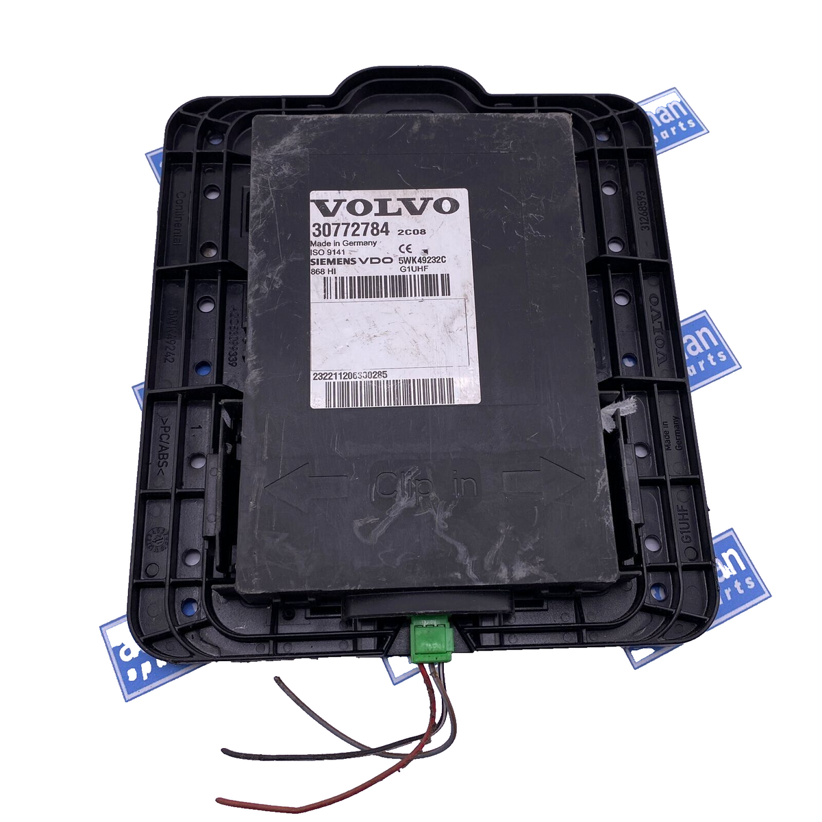 Volvo S80 keyless entry receiver control module ECU unit 30772784