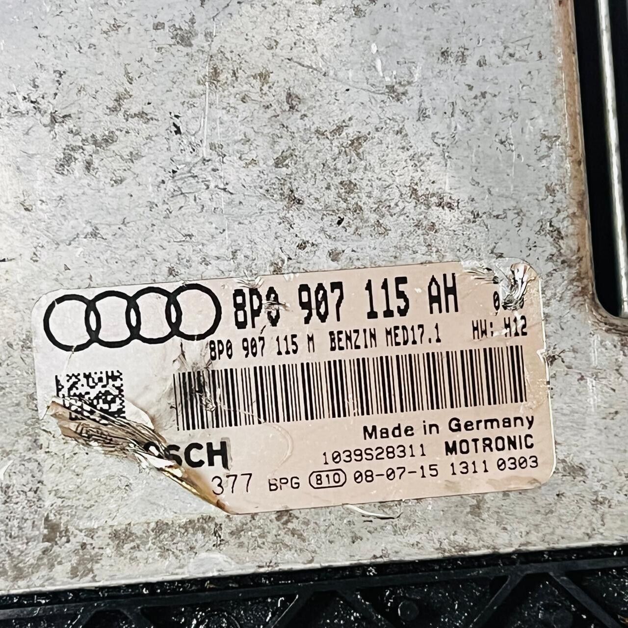 Audi A3 Engine Control Unit ECU - 8P0907115AH / 8P0907115M / 0281S04377