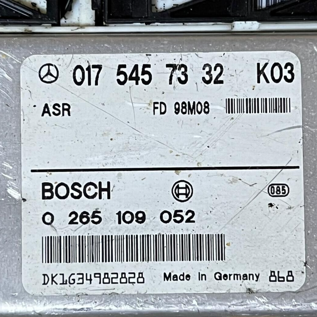 B85 Mercedes-Benz ASR control unit 0175457332 K03, 0265109052, FD 98M08