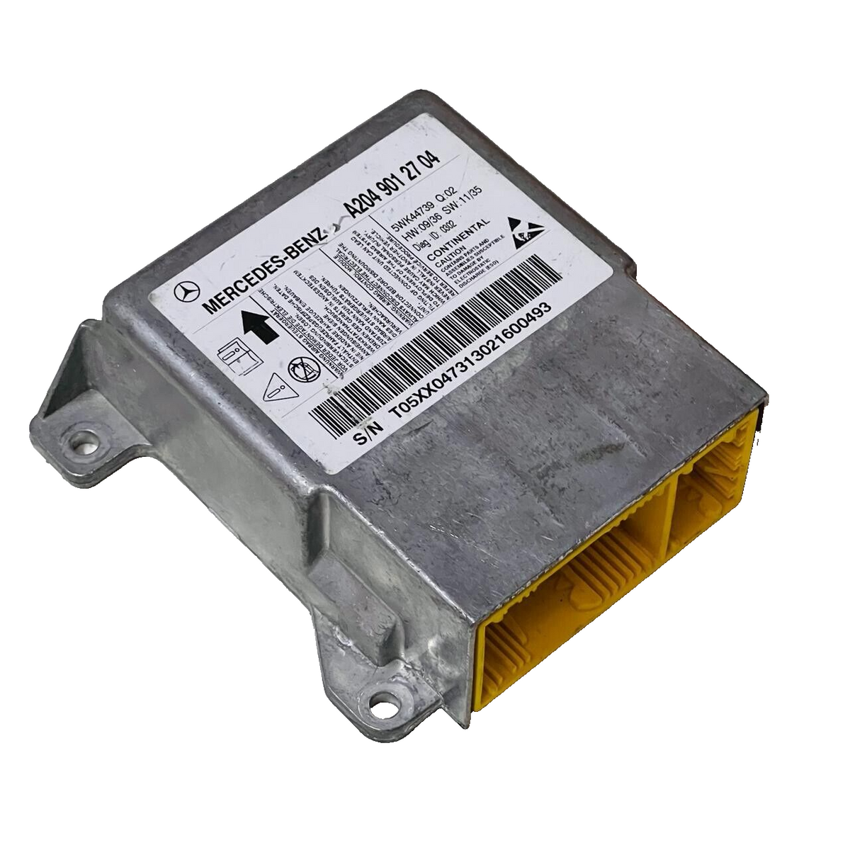 Mercedes-Benz W204 Airbug Control Module - A2049012704 / 5WK44739