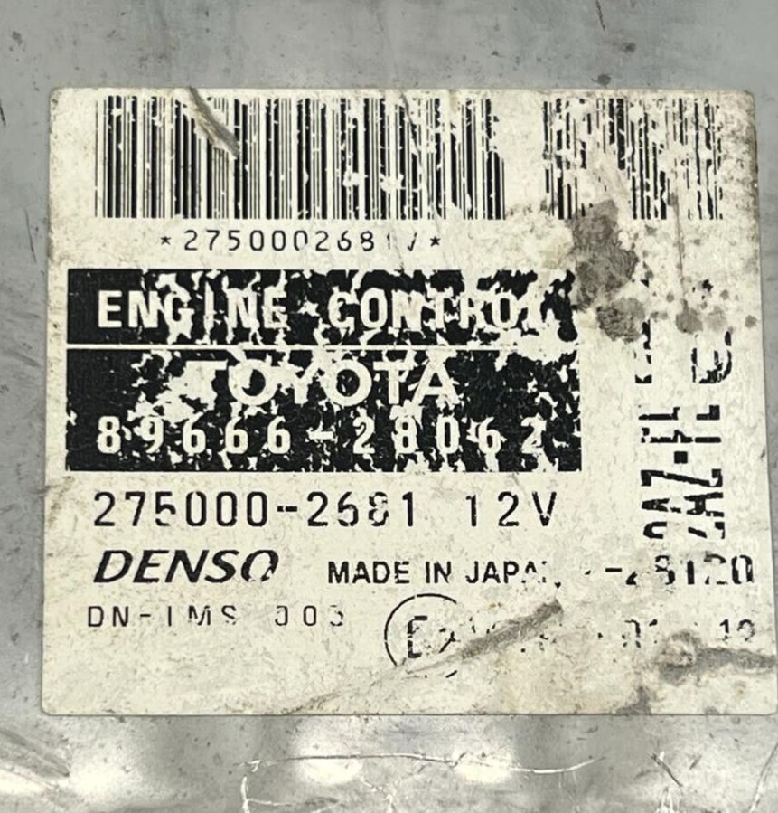 Electronic Control Module (ECM) Toyota Estima and Tarago  ACR30R 2.4L 8966628062