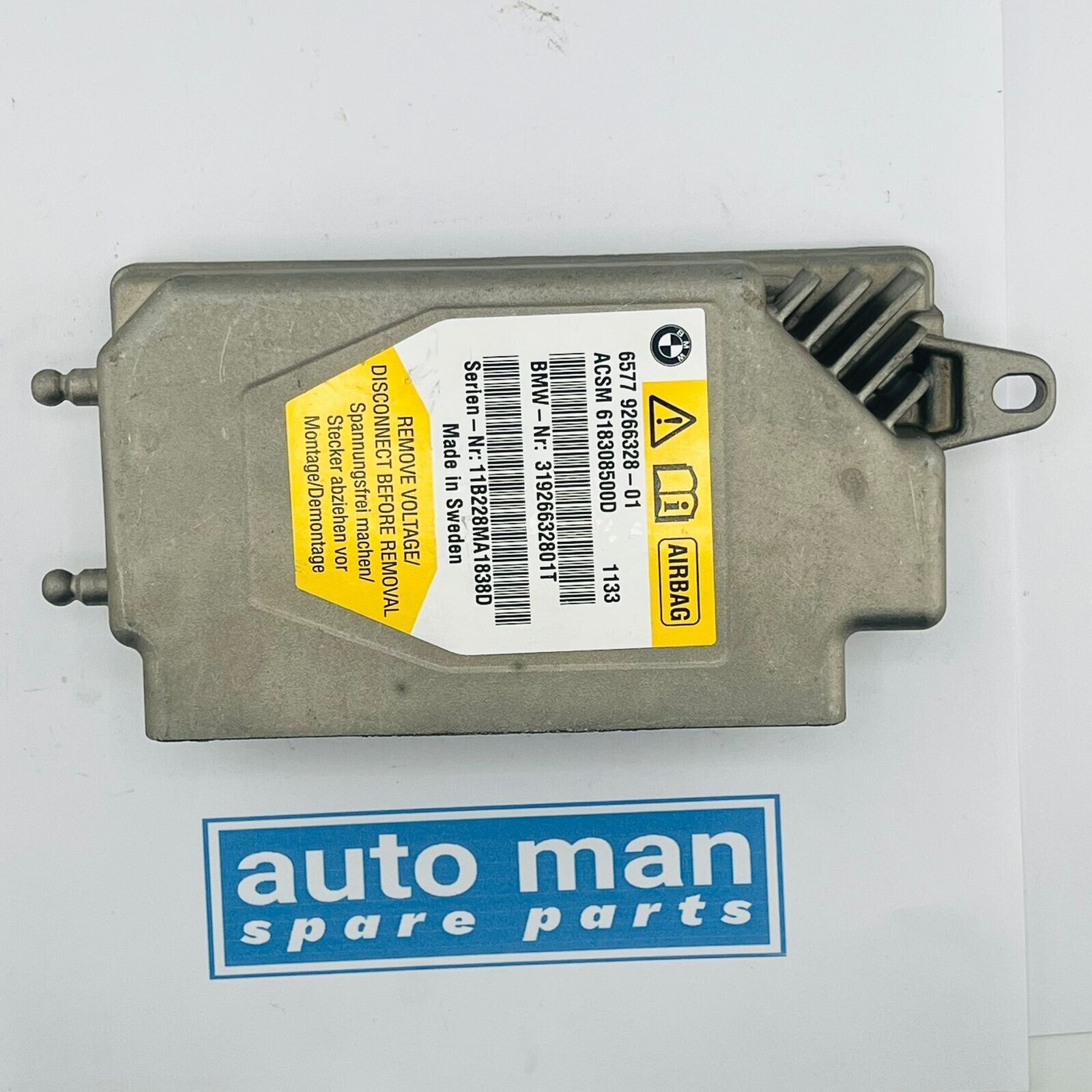 BMW F07 F01 F02 5 7 series SRS CONTROL ECU ADVANCED CRASH SAFETY ACSM 9266328