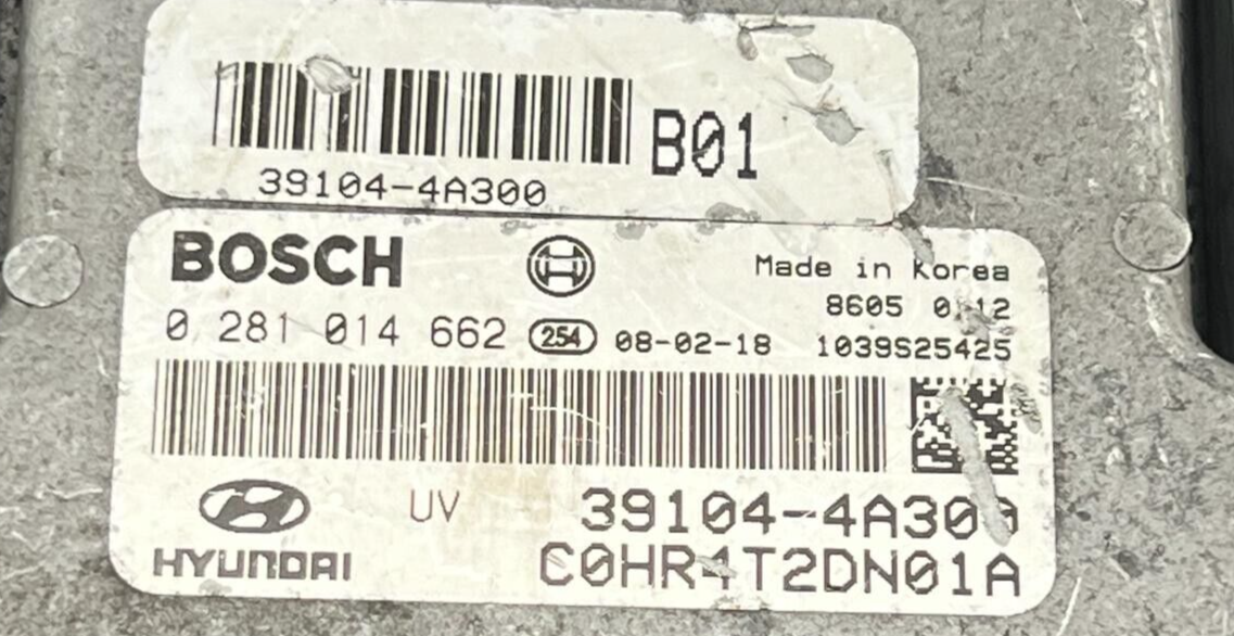 BOSCH EDC16C39-5.41 0281014662 HYUNDAI KIA 39104-4A300 391044A300 EEPROM 95320