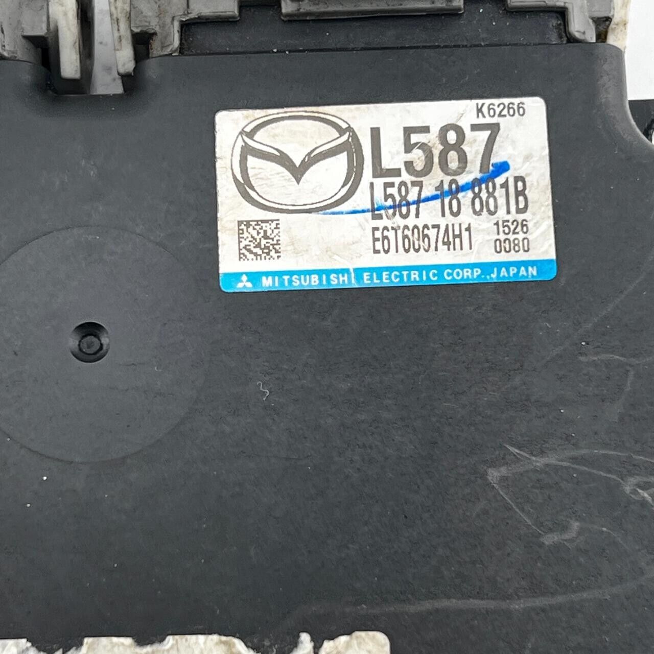 ECU L58718881B E6T60674H1 Mazda CX-7 2007-2012 L5-VE 2.5 Automatic K6266 L587