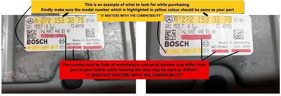 07-14 Mercedes W221 S400 CL550 Airmatic módulo de control de suspensión A2219...