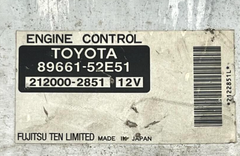 Toyota Sienta NCP81 89661-52E51 ECU ECM OEM Jdm Usato 8966152E51