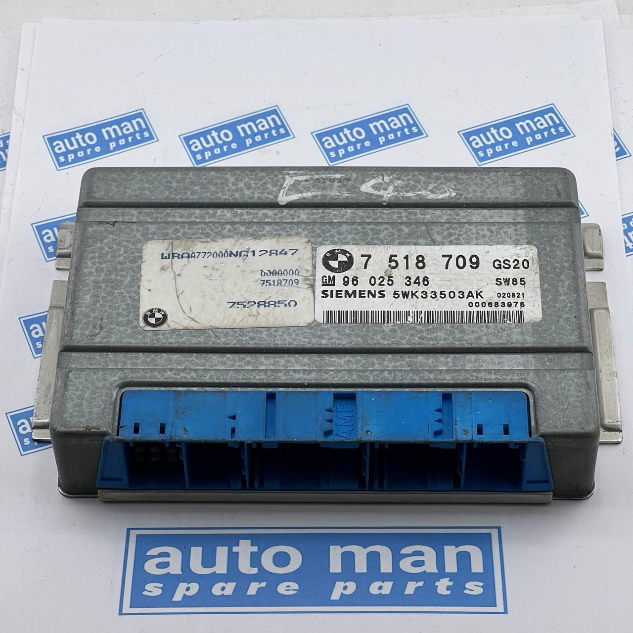 7518709 5WK33503AK Siemens BMW Série 5 E39 Used Gearbox Control ECU Module Unit