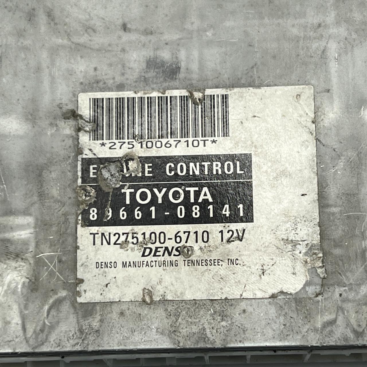 06 2006 Toyota Sienna 89661-08141 ECU 89661-08141 ECM Module TN275100-6710