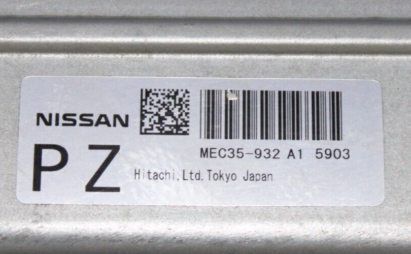 03-04 NISSAN FUGA Y50 3.5L UNIDAD DE CONTROL ELECTRÓNICO ECU #PZ MEC35-932 JD...