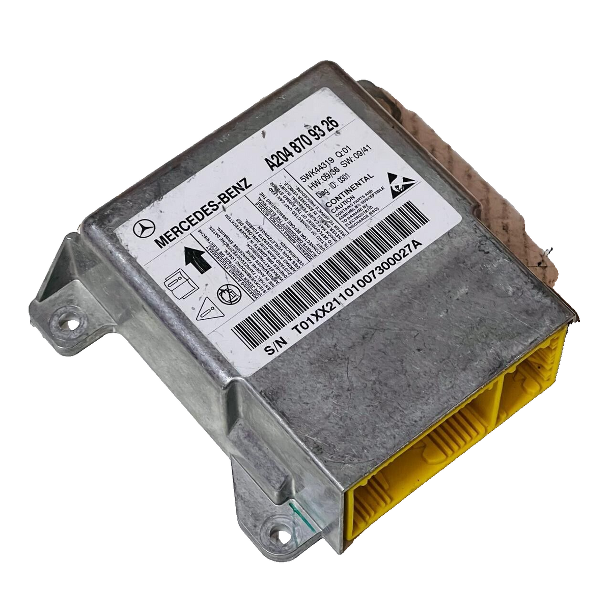 Mercedes-Benz W204 Airbug Control Module - A2048709326 / 5WK44319