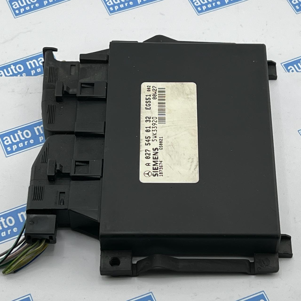 MERCEDES CLK W203 W208 CAJA DE CAMBIOS AUTOMÁTICA ECU A0275450132 5WK33920