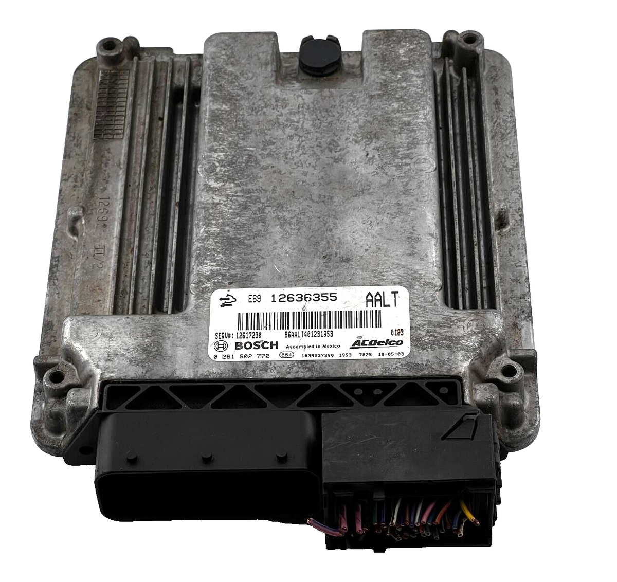 10 CHEVY TRAVERSE GMC ACADIA 3.6  ECU ECM PCM 12636355 AALT BOSCH 0261s02772