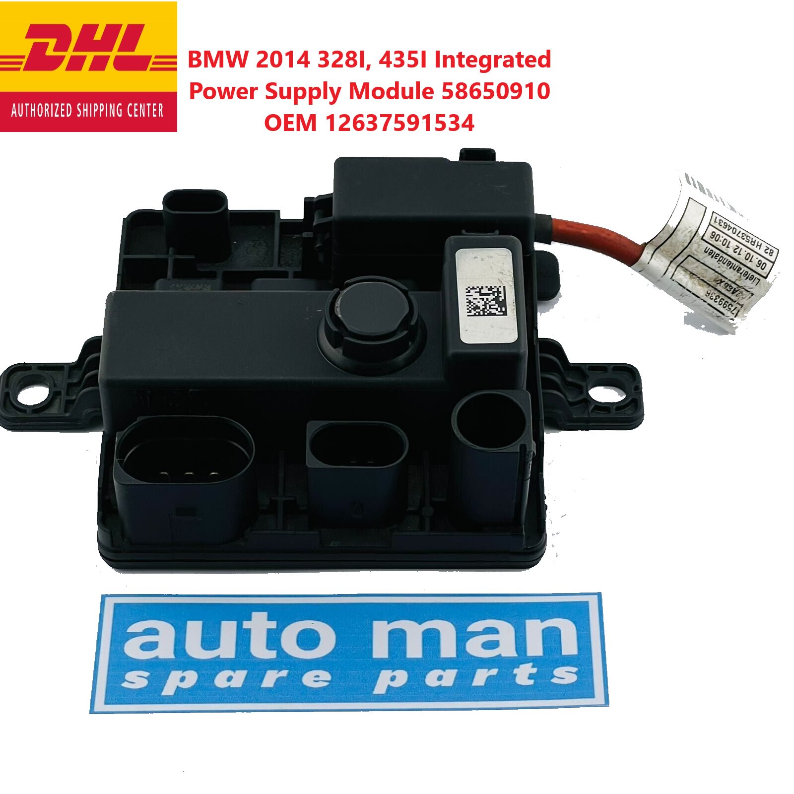 Module d'alimentation intégré BMW 2014 328I, 435I 58650910 OEM 12637591534