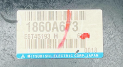 Mitsubishi Colt 2008 ECU P/N:    1860A673  E6T45193