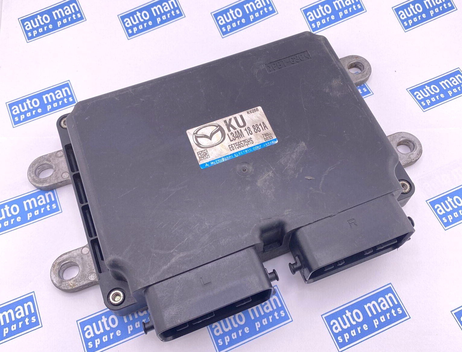 Mazda 3 ECU L34M18881A Moteur control unit e6t56575hs k6266