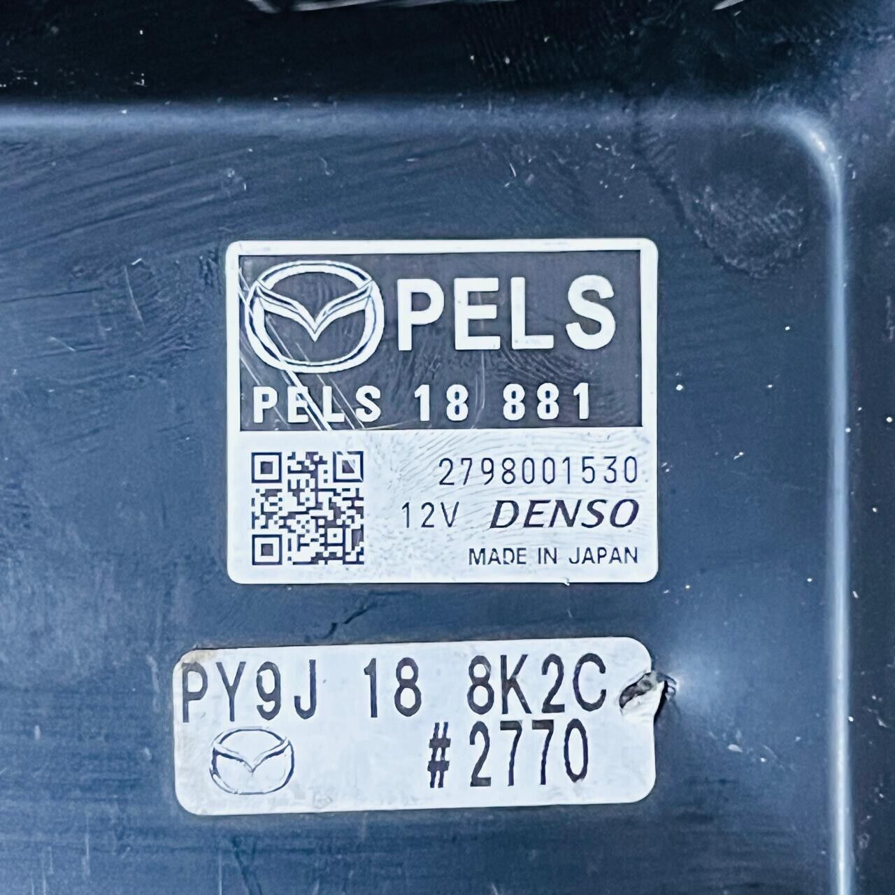 2016 Mazda CX-5 Engine Control Unit ECU - PELS18881 / 2798001530