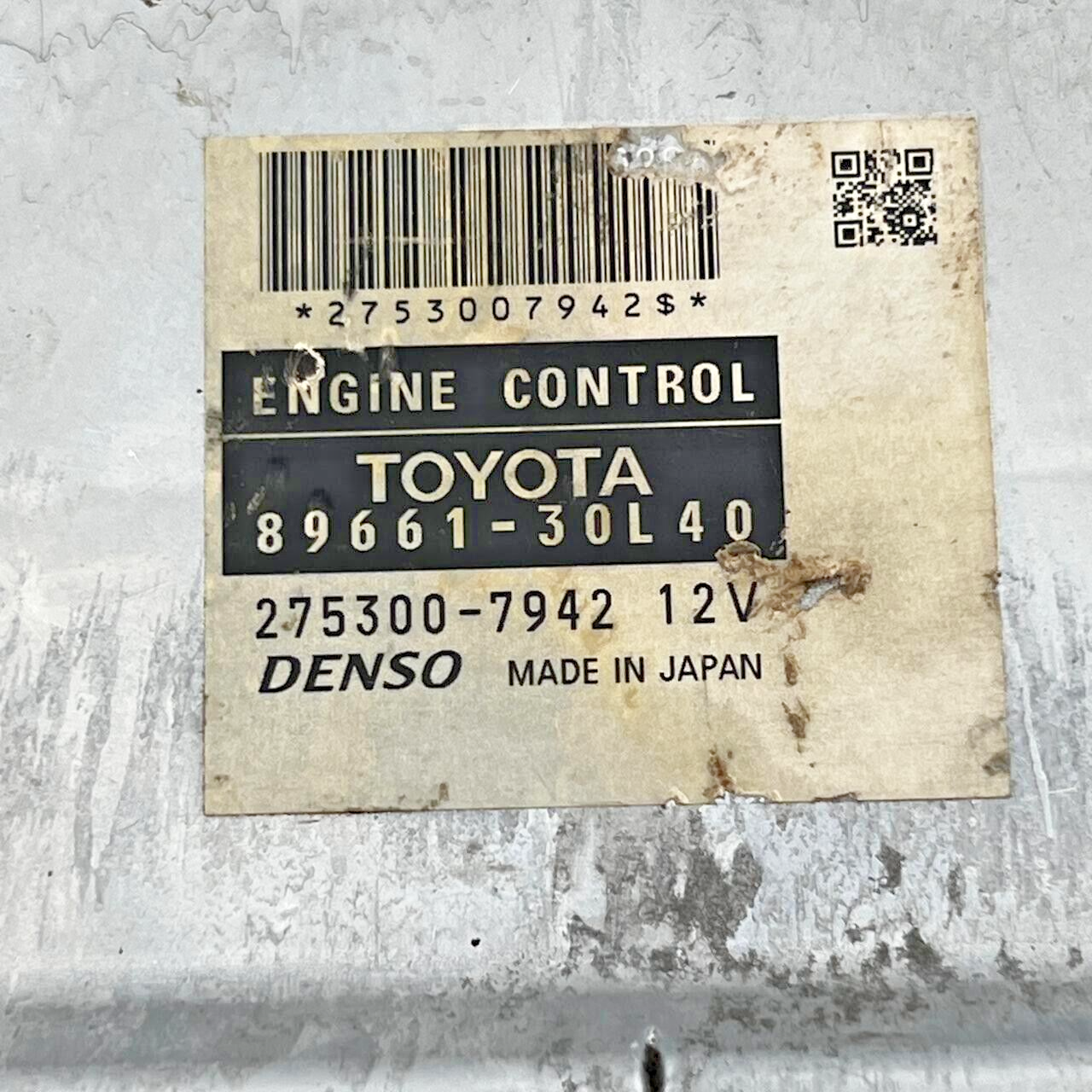 TOYOTA MAJESTA 03/2009-06/2013 ECU 89661-30L40 275300-7942