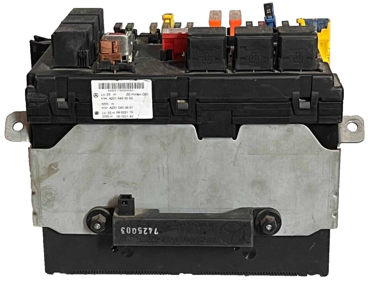 07-09 Mercedes W221 S550 S65 CL600 Rear Trunk SAM Fuse Box Module 2215403550 OEM