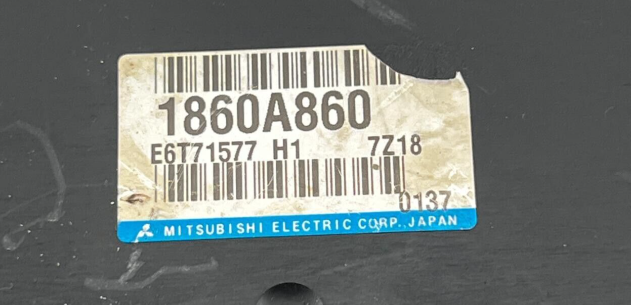 Engine Control Unit MITSUBISHI Galant Fortis 2008 DBA-CY4A 1860A860