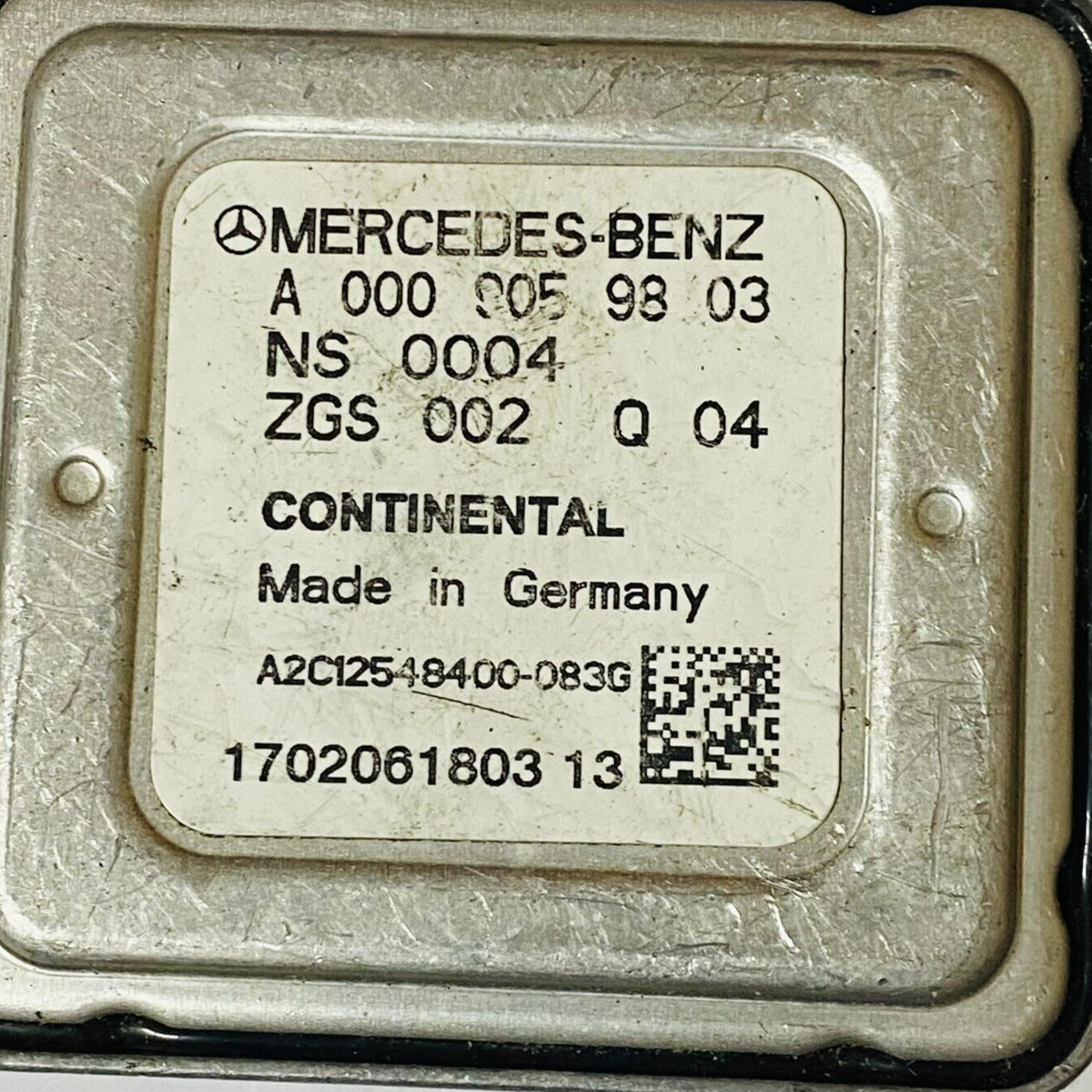 Mercedes-Benz NOx Sensor Control Module - A0009059803/ZGS002Q04/A2C12548400-083G