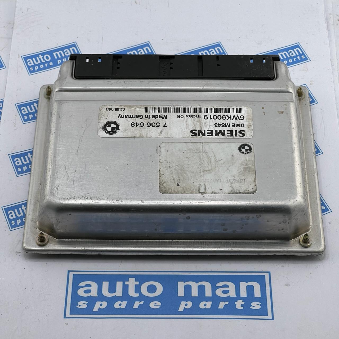 BMW X5 2004 3,0 L MOTOR MÓDULO DE CONTROL ELECTRÓNICO UNIDAD DE COMPUTADORA E...