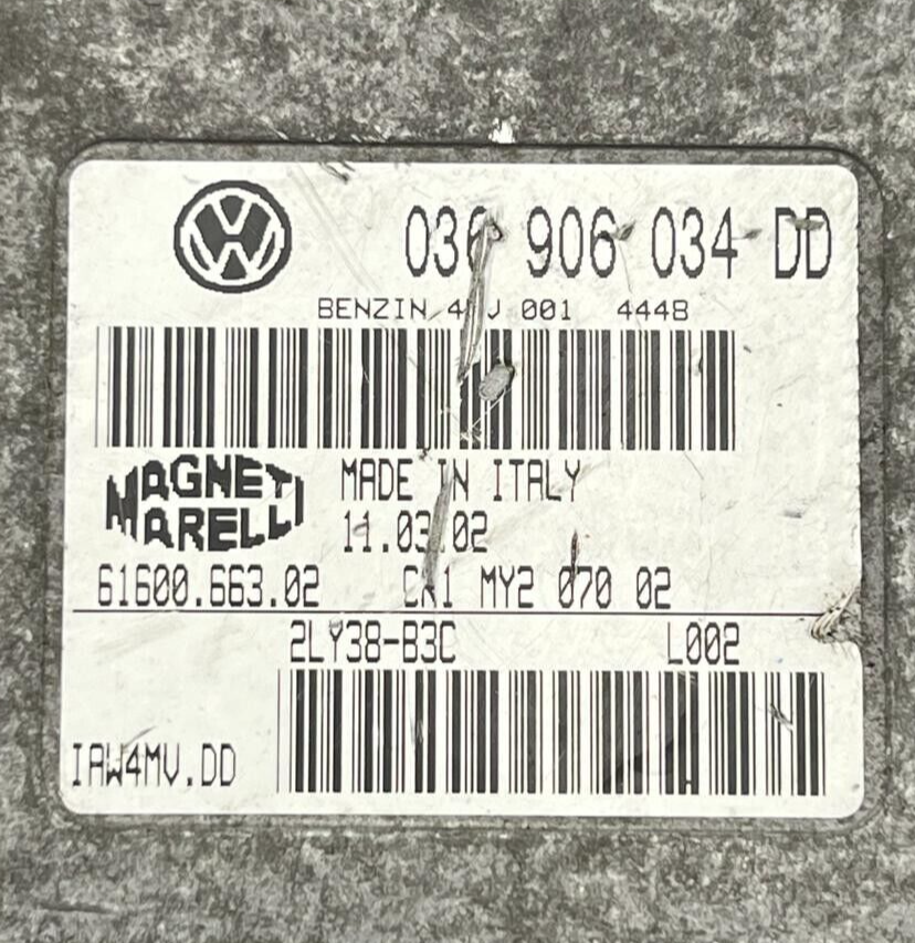 VOLKSWAGEN POLO MK4 2001 2009 1.4 UNIDAD DE CONTROL DEL MOTOR ECU 036906034DD