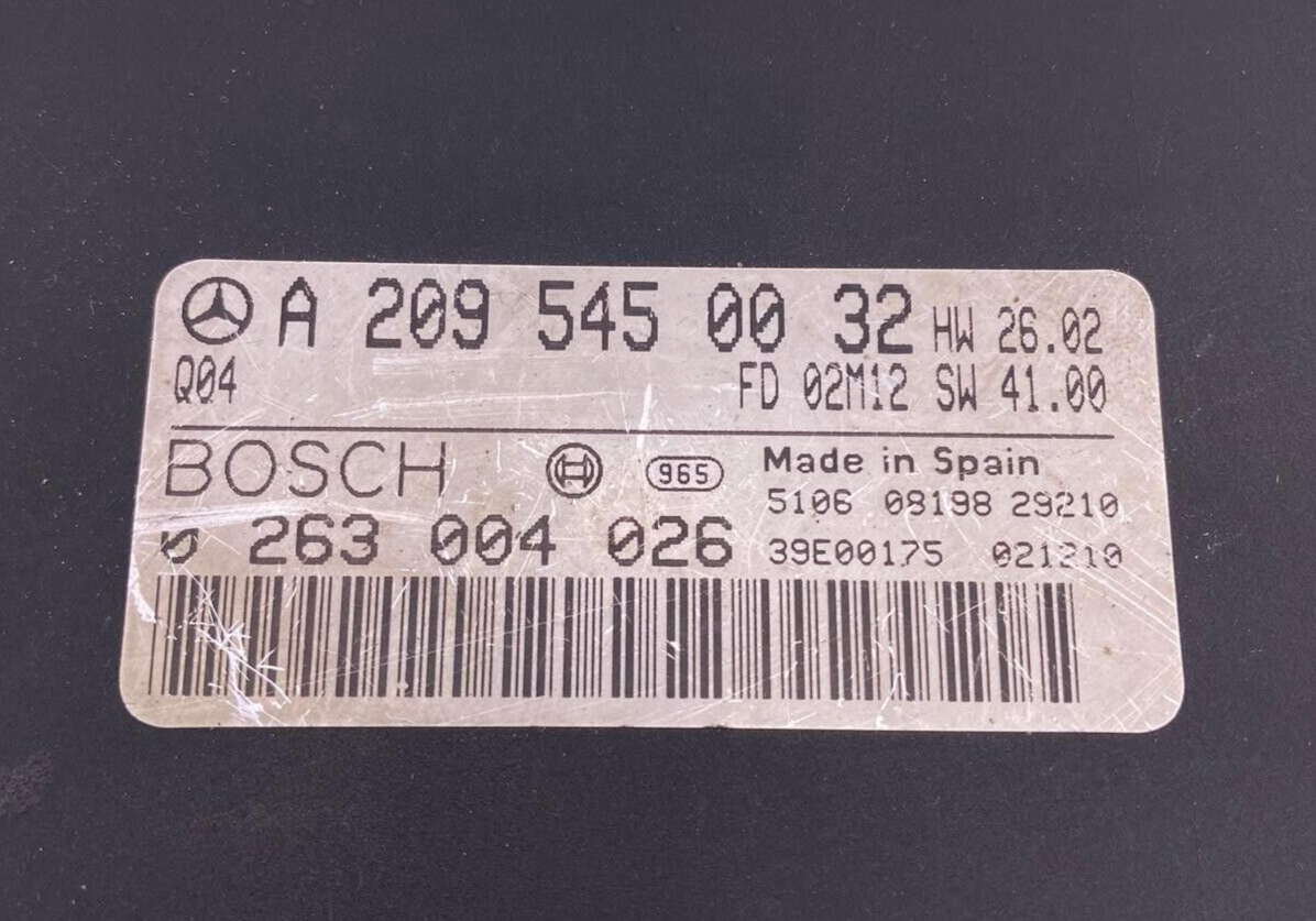 Mercedes Benz C-Class W203 C220 CDI control unit parking aid A2095450032 Bosch