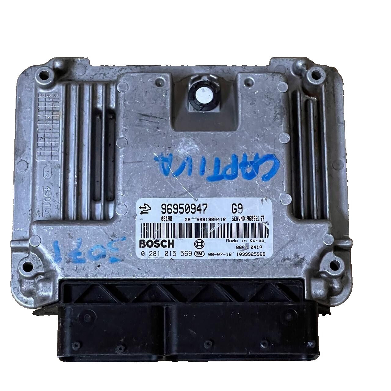 2006-2010 CHEVROLET CAPTIVA OPEL Engine Control Unit ECU - 96950947 / 0281015569