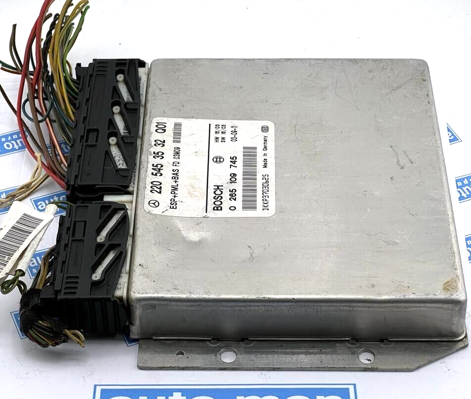 MERCEDES-BENZ S W220 ABS control unit 2205453532 0265109745 3.20 Diesel 2005