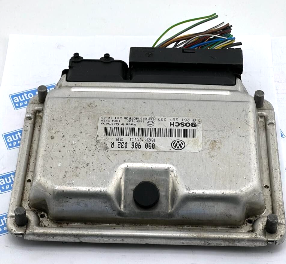 Volkswagen Lupo Golf Engine Control Module Unit Ecu Bosch 030906032r 0261207203