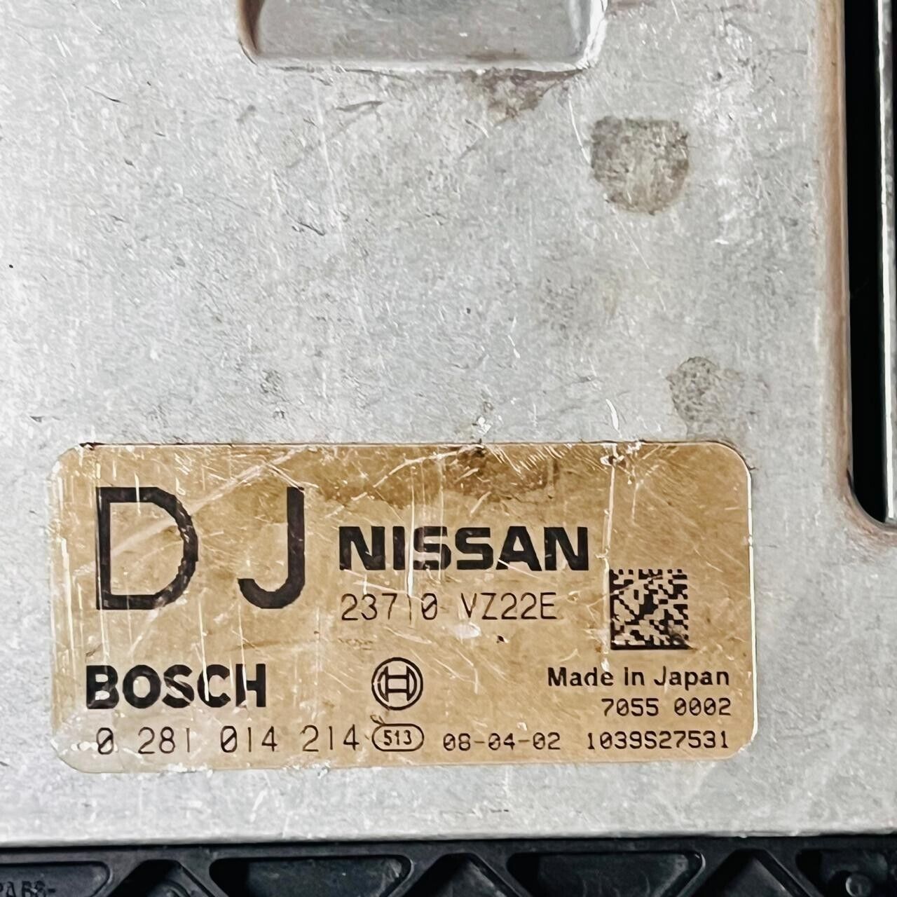 BOSCH ECU NISSAN ENGINE CONTROL UNIT 0281014214 1039S27531