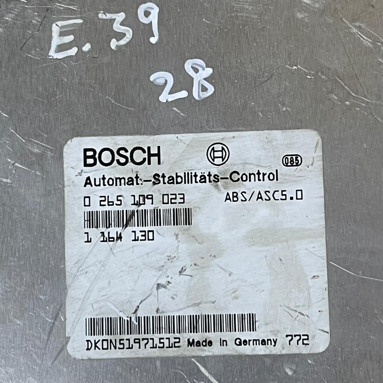 BMW 7 E38 1999 ABS Control Unit / Module - 0265109023 / 1164130