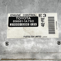 AUTHENTIQUE 97-01 TOYOTA COROLLA ENGINE CONTROL UNIT ECU 89661-1A780