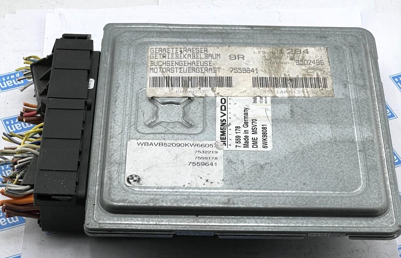 COMMANDE MOTEUR ENGINE CONTROL UNIT BMW SERIE 3 TOURING (E91) 2005 7559178