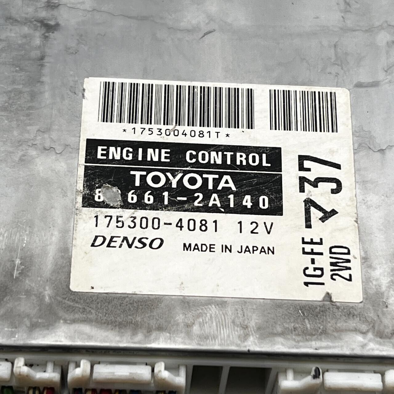 TOYOTA Mark II 2001 TA-GX110 Engine Control Unit 896612A140