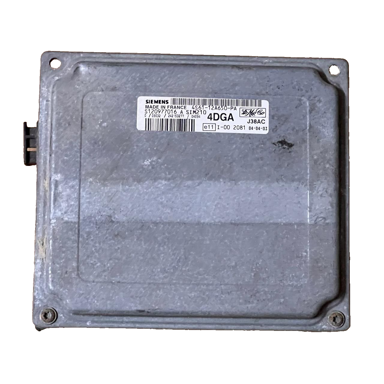 ECU FoMoCo 4S61-12A650-PA S120977016 A 4DGA SIM210 J38AC