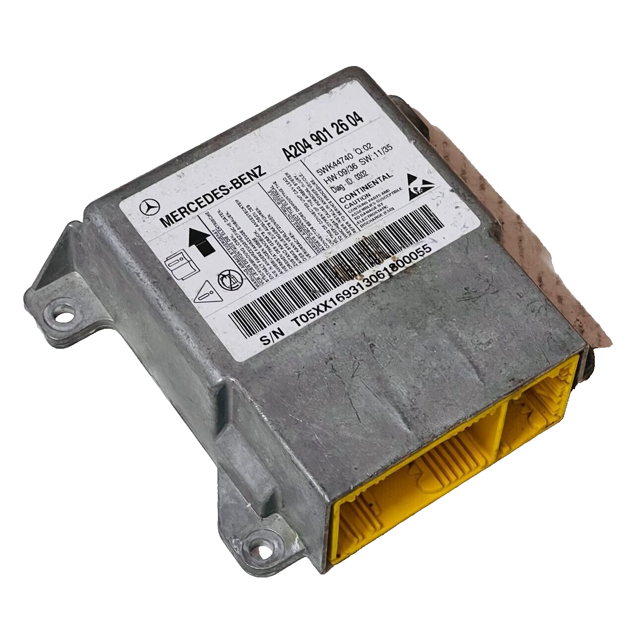 2007-2014 Mercedes-Benz C Class Airbug Control Module - A2049012604 / 5WK44740