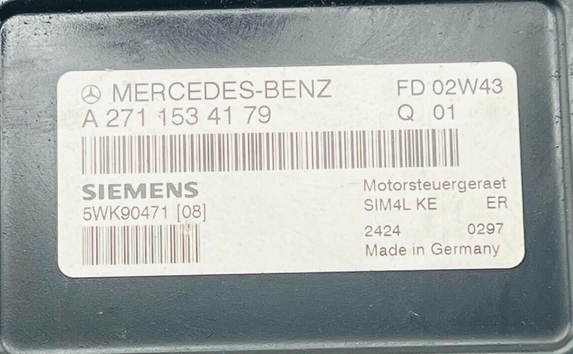 A2711534179 ECU ENGINE CONTROL / R / 74894 / 169707 FOR MERCEDES CLASE C W203