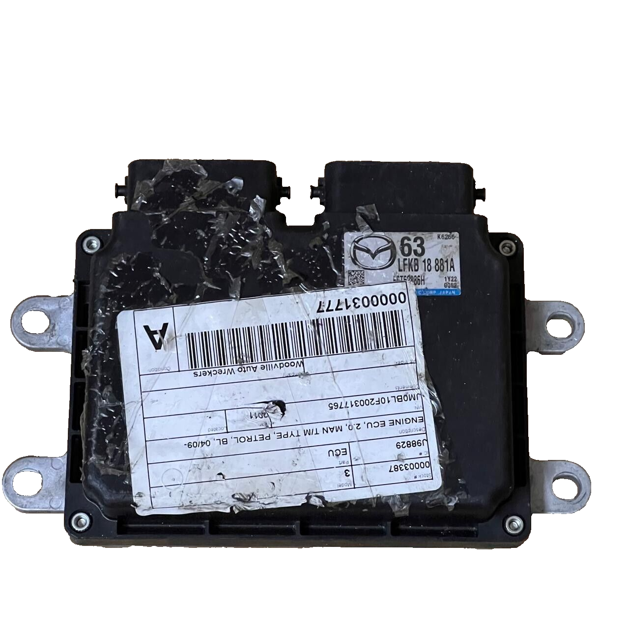 Mazda 3 ECU Petrol Automatic BK BL 06/06-10/13 LFKB18881A