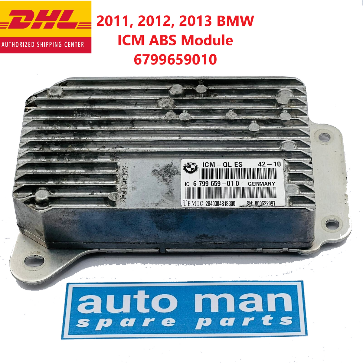 2011, 2012, 2013 BMW ICM ABS Module 6799659010